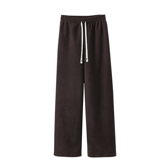 Wensltd Pajama Bottom for Women with Pockets Drawstring Elastic Waist Comfortable Warm Soft Loose Pants Pink