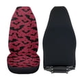 thumbnail image 4 of Uorisanigo 2 PCS Car Seat Covers for Front Seat Cushion Red Black Bat Auto Seats Cover Flurry Front Seats Covers Universal Fit for SUV Sedan Van, Easy Installation, 4 of 7