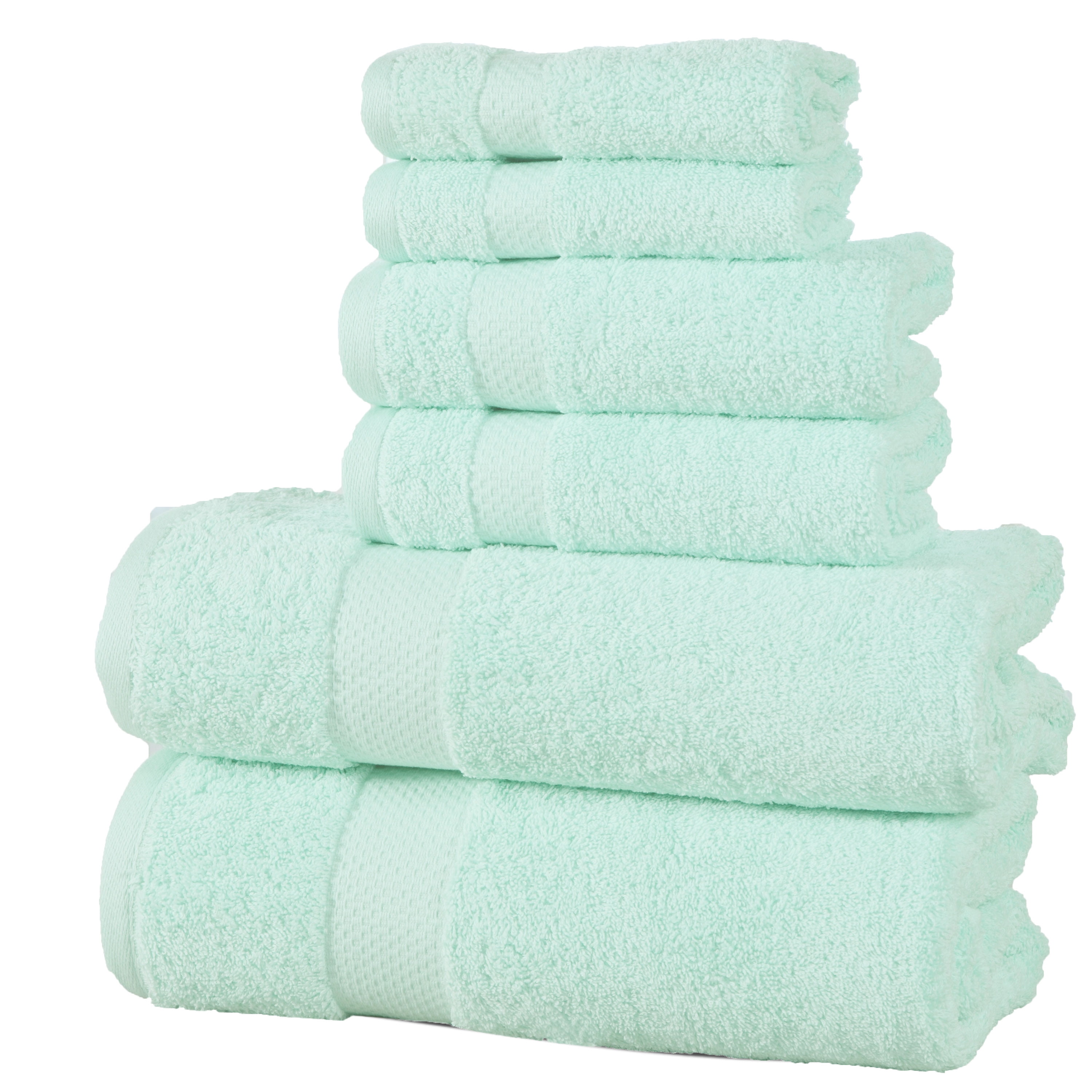 Elegance Spa Luxurious 600 GSM Cotton 6piece Towel Set