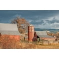 thumbnail image 2 of Murdock, Ramona 14x11 White Modern Wood Framed Museum Art Print Titled - Vintage Red Barn, 2 of 4