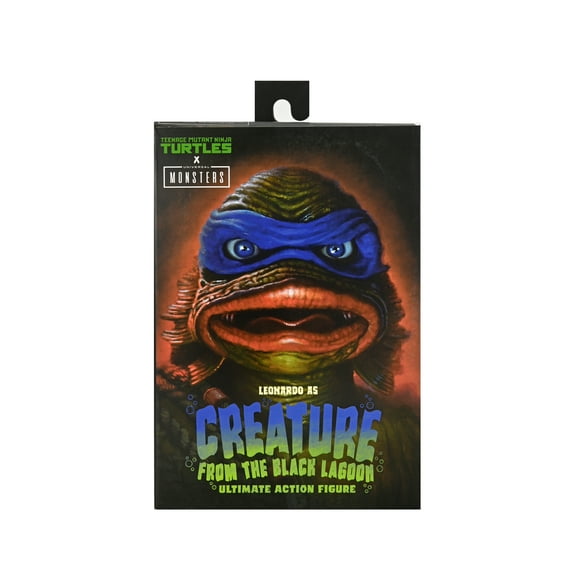 Universal Monsters/Teenage Mutant Ninja Turtles - 7” Scale Action Figure – Leonardo as the Creature