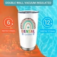 thumbnail image 6 of Dental Assistant Gifts for Women Men, Dental Assistant Appreciation Gifts, Dental Gifts for Dental Assistant, Dental Assistant Week Gifts, Dental Must Have Gifts, 20 oz Stainless Steel Tumbler, 6 of 6