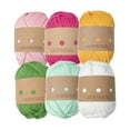 thumbnail image 2 of Hilo de tejer perfecl 6 uds Grueso decoración posavasos cama para mascotas cestas elásticas suaves 3M artesanía crochet camiseta, 2 of 8