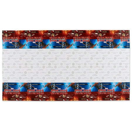 Captain America Civil War Plastic Table Cover