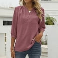 thumbnail image 2 of Blusa con cuello alto y estampado floral para mujer - Poliéster, corte holgado - Casual de primavera/verano - S-XXL, 2 of 5