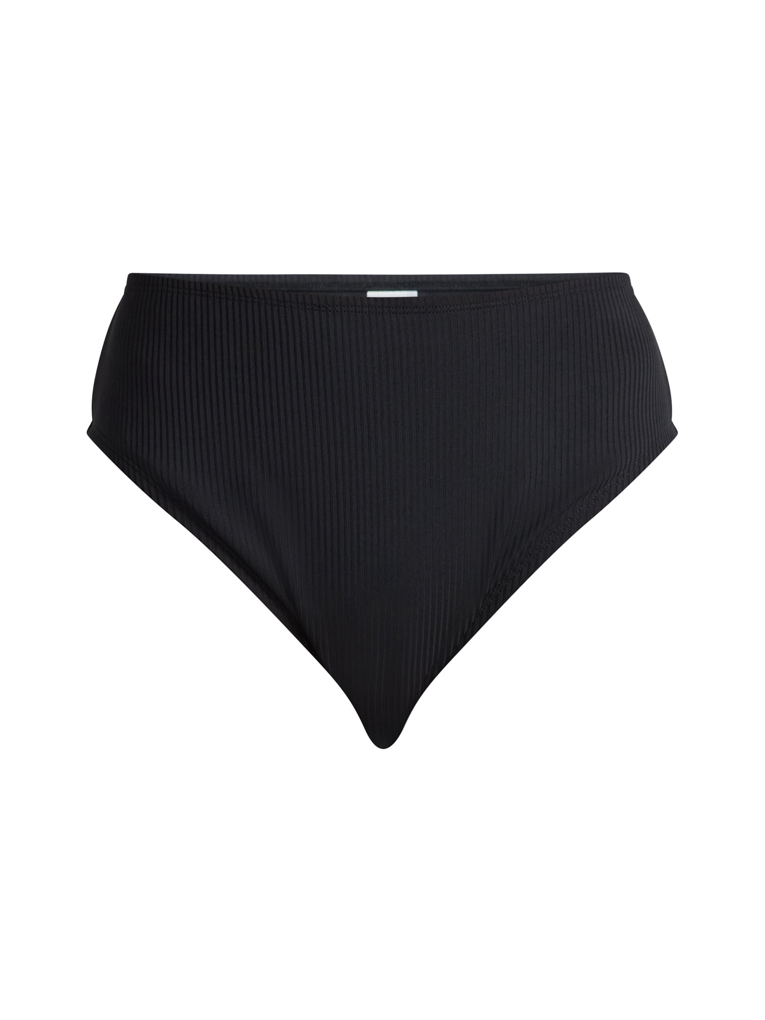 Time and Tru Women’s and Women's Plus Hi Cut High Rise Bikini Bottoms, Sizes XS-2X