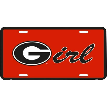Georgia Girl auto(Super G Girl) embossed metal auto tag