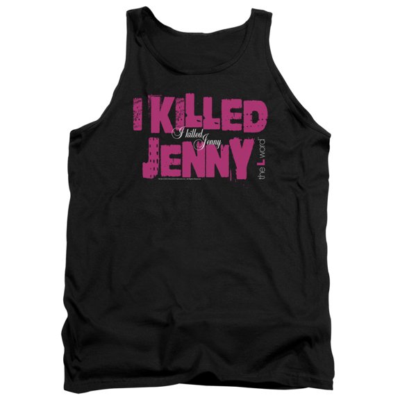 The L Word I Killed Jenny Adult Tank Top Black