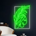 thumbnail image 2 of Handmadetneonsign Monstera Tropical Leaf Wall Decor, Monstera Leaf Wall Art, Green Leaf Wall Decor, 2 of 5