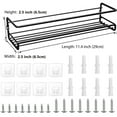 thumbnail image 5 of TJWLP Wall Spice Rack Organizer- 4 Tier Hanging Stainless Steel Spice Racks Wall Mounted with Adhensive Stickder & Screws-Adhesive Hanging Spice Rack Kitchen & Pantry Shelf for Spices jars, 5 of 7