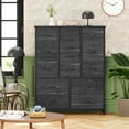 thumbnail image 2 of 15 Drawers Dresser, Tall Dressers for Bedroom, Large Chests of Drawers, Fabric Storage Dresser Organizer Unit for Closet, Hallway, Living Room, 2 of 9