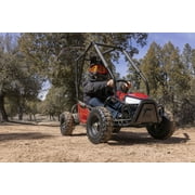 Coleman Powersports GK100 98cc One Seater Gas Powered Go-Kart, for Ages 13 and Up, Red