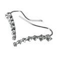 thumbnail image 4 of TIMIFIS Earrings 1Pair Rhinestone Crystal Earrings Ear Hook Stud Jewelry Sliver ummer, 4 of 4