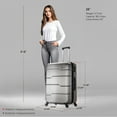 thumbnail image 3 of DUKAP Rodez 28" Lightweight Hardside Spinner Luggage, 3 of 13