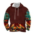 thumbnail image 1 of Sudadera con capucha para hombre, moderna, con cordón ajustable y bolsillo, estampada, deportiva y de ocio, sudadera con capucha, blusa de poliéster para hombre, 1 of 4