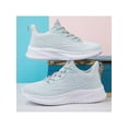 thumbnail image 3 of Frontwalk Mens Sneakers Lace Up Athletic Shoes Sports Running Shoe Gym Breathable Trainers Unisex Mesh Colorful Gray 7.5, 3 of 3