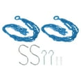 thumbnail image 1 of Unique Bargains Macrame Hanging Planter, 2 Pack 31' Plant Holders for Indoor Decor, Blue, 1 of 5