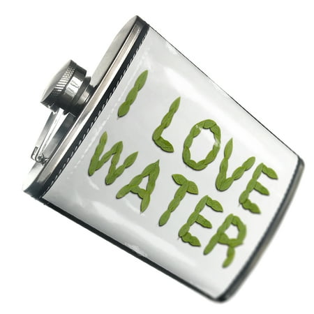 

NEONBLOND Flask I Love Water Green Leaf Nature