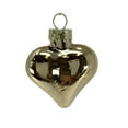 thumbnail image 4 of 2 Inch Small Gold Heart, Star and Pinecone Glass Christmas Ornament 12 Piece Set, 4 of 8