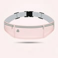 thumbnail image 3 of Running Belt Waist Pack Running Belt Waist Pack Lightweight Exercise Bag Breathable Gym Pack For Sports Headphone Hole Reflective Pink, 3 of 5