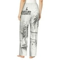 thumbnail image 3 of Bingfone Pajamas For Women,Summer Vacation Scene With Camping Van Pajama Pants With Pockets-Small, 3 of 9