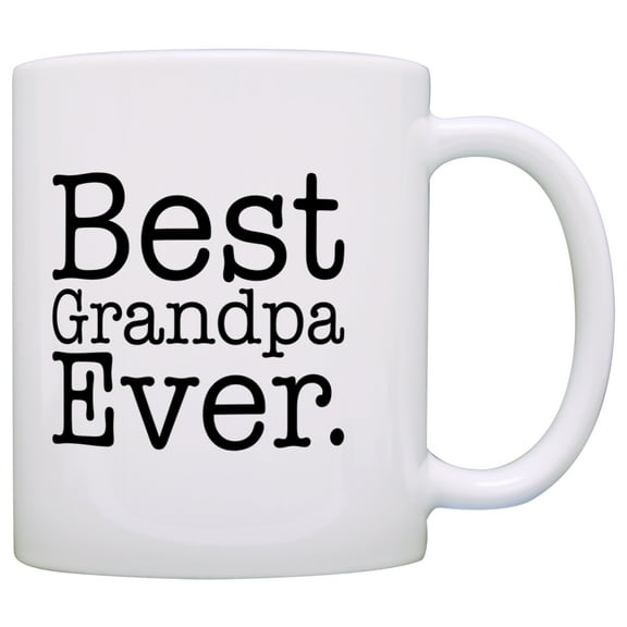 ThisWear Father's Day Gift Best Grandpa Ever Birthday Gift 11 ounce Coffee Mug