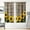 Sunflower Wooden, variant on Orange Kitchen Curtains 63 Inch Length Abstract Window Curtains Over Sink Set of 2, Brown Beige Contemporary Curtain for Bedroom Living Room, Modern Kitchen Decor 42x63 Inch