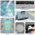 thumbnail image 5 of Adnoom Portable Washing Machine, 15.6lbs Dryer & Washer Combo, 10 Programs 8 Water Level Fully Automatic Washing Machine for Dorm, Apartments, Home, 5 of 10