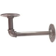 thumbnail image 1 of ATT Rustic Floating Shelf Brackets Industrial Iron Pipe Shelf Brackets 20mm Diameter 2 Pack In Grey, 1 of 1