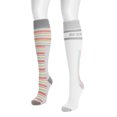 thumbnail image 2 of MUK LUKS Women's Wide Width Compression Cotton Knee-High Socks, 2-Pack, Shoe Size 6-10, 2 of 5