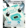 Donner New Circle Looper Guitar Effect Pedal with Time Progress Bar