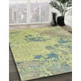 thumbnail image 2 of Ahgly Company Indoor Square Abstract Khaki Green Abstract Area Rugs, 5' Square, 2 of 6