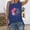 Blue, variant on Women Activewear Tank Tennis Tops for Women Sleeveless Yoga Workout Loose Fit Graphic Tee for Running and Training Grey XL