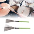 thumbnail image 4 of Drum Stick Brush, Instrument Accessory Drum Brush  For Performance Green, 4 of 8