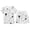AB30 White2, variant on Tisuna Boys Halloween Diy Pajama Set Graphic Print Short Sleeve Round Neck Shorts Sleepwear Outfit Casual Soft Homewear For Kids 2-12 Years White1 Size 3-4 Years