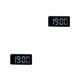 thumbnail image 2 of Bewildely Reloj despertador digital LED Indicador de temperatura Relojes de atenuación de escritorio Reloj Type2 NO2, 2 of 6