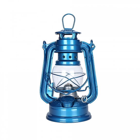 HIBIBUD Vintage Kerosene Oil Lantern 7.5 inch Portable Hanging Lantern with Cotton Wick