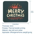 thumbnail image 5 of Christmas Square 8.3x9.8 Inch Non-Slip Rubber Bottom Printed Desk Mat Gaming Mousepad Mouse Mat for Office and Gaming, 5 of 6