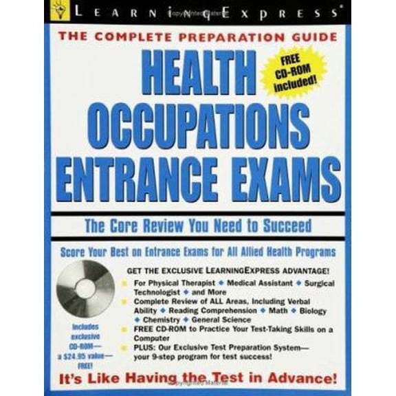 Pre-Owned Health Occupations Entrance Exam (Paperback) 1576854787 9781576854785