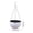 White, variant on Honeycomb Hanging Planter Basket, Self Watering Flower Pot with Drainage, Modern Decorative Vase for Indoor Outdoor Plants, Balcony Patio Herb Garden
