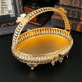 thumbnail image 3 of NANMELX Kitchen Fruit Basket Metal Snacks Serving Tray Cookie Cakes Platter 5 Liter, 3 of 17