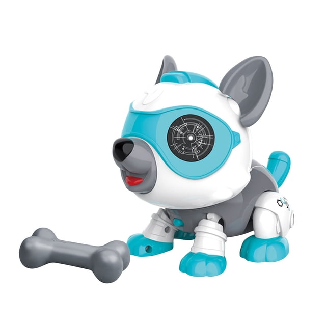 DIY Robot Dog, Electronic Robot Puppy Robo Pets con RGB Light Flashing Eye Wmkox8yii shdjk5387