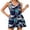 Blue2, variant on Cotton V Neck Tank Dresses for Womens Built in Bra Summer Dresses with Pockets