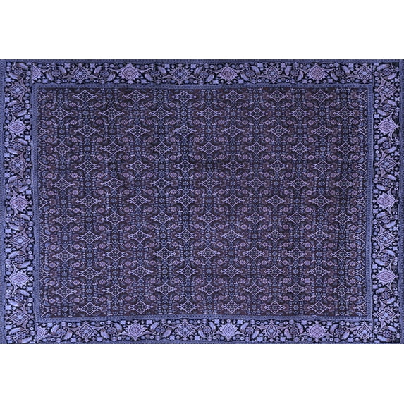 Ahgly Company Indoor Rectangle Persian Blue Traditional Area Rugs, 2' x 3'