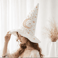 thumbnail image 3 of IAJDKMEK Women's Halloween Witch Hat - Classic Pointed Wizard Cap for Costume Party Dress Up Adult Costume Accessory, 3 of 5