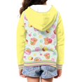 thumbnail image 3 of Psesaysky Boys Girls Fleece Hoodies Capybara Cake Print Zipper Hoodie Casual Hooded Sweatshirts with Pocket Winter Coat Jacket for Age 6-7 Kids, 3 of 7