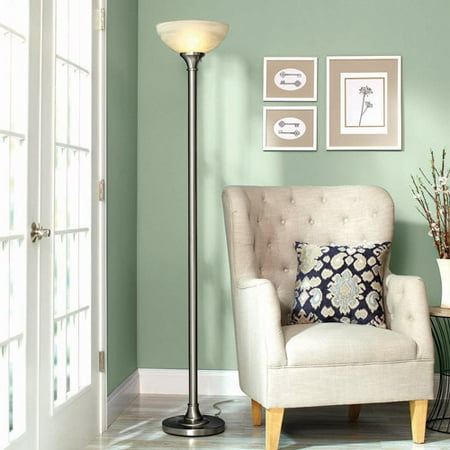 Better Homes And Gardens Contemporary Floor Lamp Brushed Nickel Better Homes And Gardens Contemporary Floor Lamp Brushed Nickel