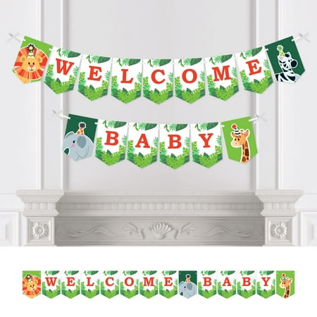 Jungle Party Animals Safari Zoo Animal Baby Shower Bunting Banner Jungle Party Animals Safari Zoo Animal Baby Shower Bunting Banner