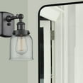 thumbnail image 5 of 916-1W-PC-G54-Innovations Lighting-Bell - 1 Light Wall Sconce In Industrial Style-12 Inches Tall and 5 Inches Wide-Polished Chrome Finish-Seedy Glass, 5 of 6