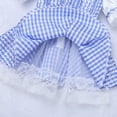thumbnail image 6 of iiniim Kids Girls Deluxe Princess Roleplay Costume Bubble Sleeve Sequins Plaid Tutu Dress, 6 of 7